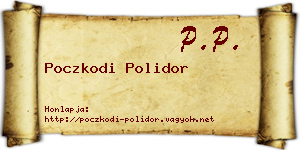 Poczkodi Polidor névjegykártya